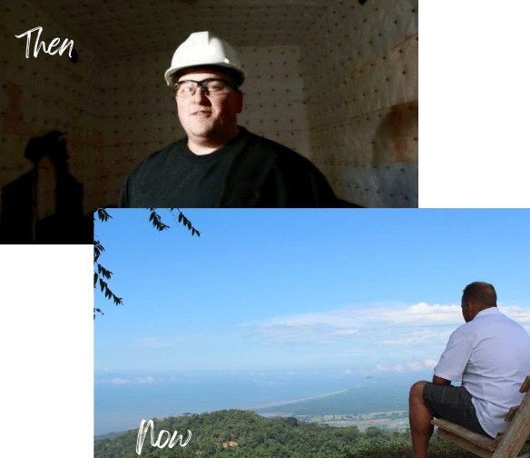 Corporate coaching with an infographic and texts, "Team building, Cohesion, Understanding, Empathy, Employee Retention, Collaboration, Camaraderie"